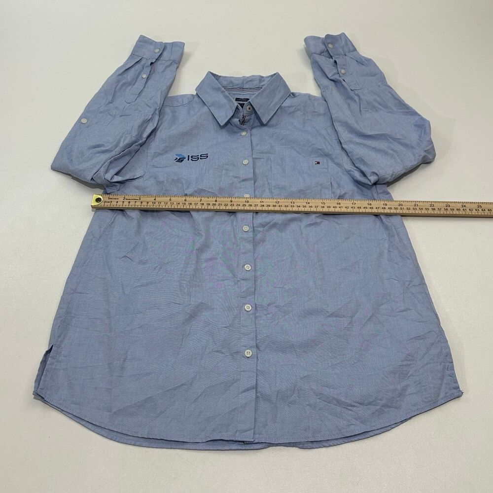 Tommy Hilfiger Men's Button-Down Shirt Light Blue‎ Relaxed Fit, Size M - Picture 2 of 4